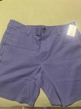 Under Armour Men's Navy Flat-Front Shorts